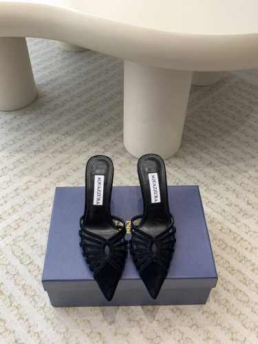 Aquazzura 24Ss 惊艳火爆款、菠萝 王室贵族的钟爱雍容华贵、气质高雅、到手如图柜级品质 面料进口麂皮 原版开模网纱 小羊皮内里、意大利真a级真皮大底