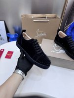 橙子出厂价P ，男码10 定制款 Christian Louboutin Cl低帮板鞋系列 铆钉 水钻 运动鞋休闲鞋红底鞋 情侣款 定做时间较长，请耐心等待！