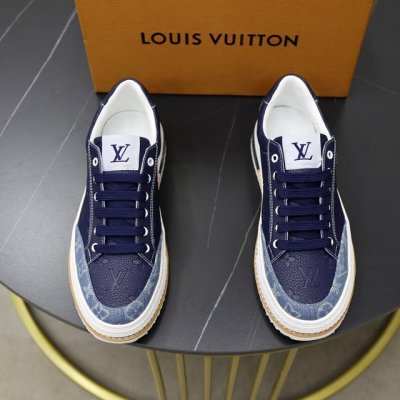 出厂价： 品牌：Lv路易威登 标准码：38-44 45订做 等级：官网同款 材料：原版面料 舒适内里 轻便耐磨大底 款式类别：男士时尚休闲鞋 跑步 运动鞋 尊贵