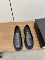 Ss Chanel 厚底乐福鞋 双c Logo款 23Ss香奶奶新品乐福鞋 设计简约高级，超级百搭款！Chanel双c Logo设计，进口羊皮肉眼可见的天然动物