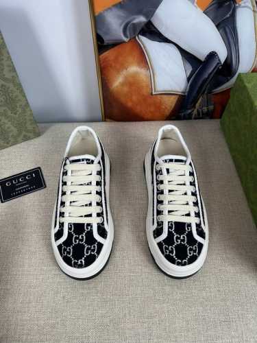 橙子出厂价 Gucci 古驰1977系列 经典刺绣gg厚底帆布鞋 休闲板鞋 情侣款 Gg厚底运动鞋复古刺绣休闲运动鞋松糕厚底酷飒风格复古拼色板鞋帆布鞋 早春爆款