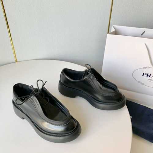 女 男 Prad P家厚底比德系乐福鞋 Raf Simons设计款 男女同款情侣鞋 女35-39订做40 男39-43