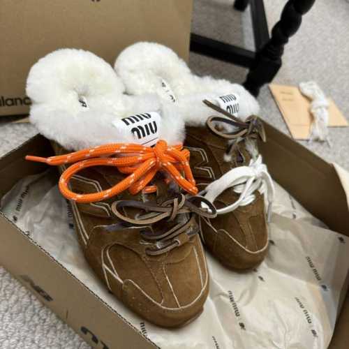 代购级 半拖 牛筋面 擦色皮10 24Ss 秋冬 Miumi*U X New Balanc*E联名走秀款 羊毛 超级无敌大热门无论你如何穿搭请都不要放过这一双5