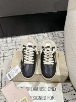 女款 代购级Ggdb 24 秋冬新款纯羊毛鞋 半拖Ddgolden Goose Deluxe Brand Super-Star Ggdb 星星小脏鞋 ，火红程度