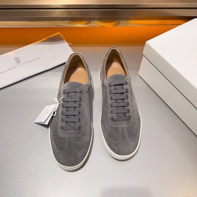 批 Brunello Cucinelli Bc男士德训鞋 系带休闲男鞋 此品牌是来自意大利的世界顶级奢侈品牌，所有产品均选用现今服装界最顶级的面料，加上意大利得