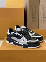 顶级版本 情侣款上线路易威登LVTRAINER 运动鞋Virgil Abloh #54系列款号FD0261从复古篮球鞋汲取灵感，打造备受青睐的LVTrainer