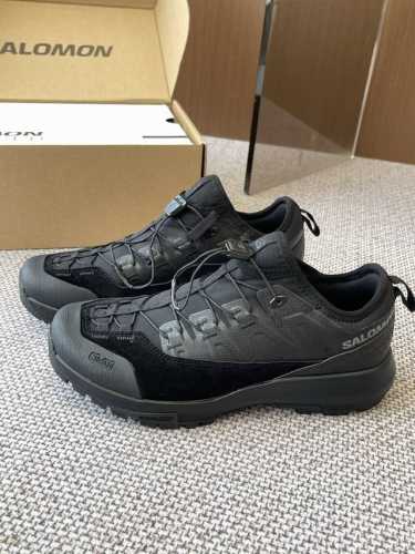 380男10萨洛蒙 Salomon 新款 S/Lab Alpinway 系列 户外登山鞋 休闲运动鞋 情侣款 这是一款独特的混合鞋 专为多功能山地探险而设计 该