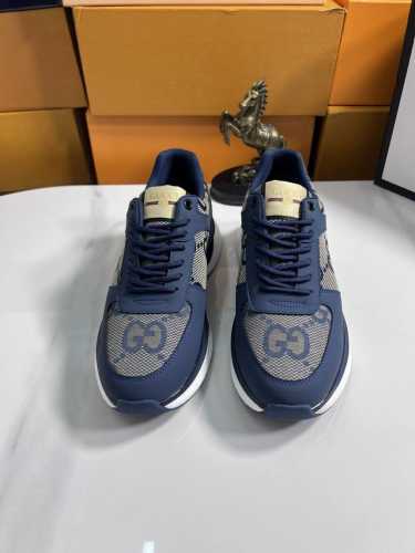 出厂价：品牌：古奇gucci标准码：38-44等级：官网同款材料：原版面料 舒适内里 轻便耐磨大底款式类别：男士时尚休闲鞋 跑步 运动鞋 尊贵奢侈品大牌元素 顶
