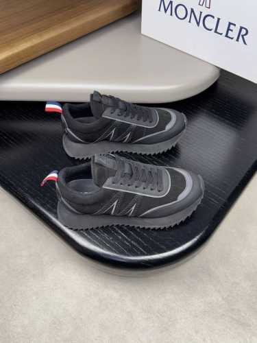 moncler 盟可睐 蒙口 -高端品质 原单休闲运动鞋 -鞋面：丝绸小牛皮、磨砂小牛皮、鞋身车缝品牌logo图腾、后跟品牌织带.空压品牌logo -内里：品牌