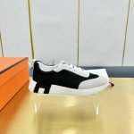 高版本 男40 私家顶级版本 爱马仕hermes2024春夏新款情侣运动休闲鞋系列 经典运动风格+英伦拼色设计，经典耐看！原版倒模楦型，极致1:1形体，进口高端