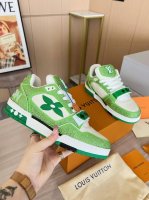 顶级版本：魔术贴水钻款Lv Tarine路易威登l家 驴牌 水钻 运动鞋 滑板鞋L家最新走秀款 原版购入开发 做货trainer 大底和面料私模 绝对下血本费心