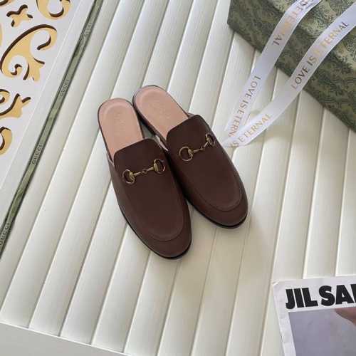 出厂： GUCCI 古驰2025顶级专柜 新款限定官网上新 独家首发 GUCCI 古驰 25SS 经典全系半拖 单鞋 一脚蹬 毛半拖 Gucci半拖 Gucci
