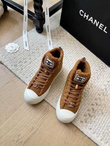 Chanel 24K 饼干大头鞋高低帮！ 顶级版本！对版尼龙毛织面料 原版一致耐磨发泡底 码数：35-41 定制不退不换