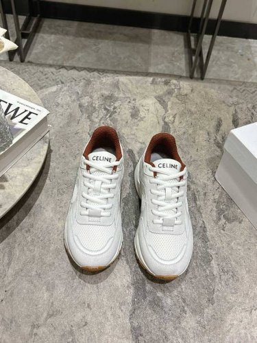 CELINE RUNNER 思琳CR-03运动鞋购入原版1比1开发鞋舌和鞋后帮饰有CELINE标志运动鞋侧面凹印 CR-03字样鞋后帮和侧面压印CELINE标志