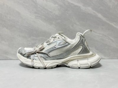 官方定制 原装级别 Balenciaga巴黎世家3Xl网布系带做旧低帮老爹鞋男女款 香槟金色 #巴黎世家十代 中端无敌性价比版本 官方全套配件鞋盒 鞋带 防尘纸