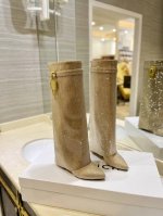专柜正品级定制版本 Givenchy0 新款小奥钻高跟长靴，市面最高版本 纪梵希 锁扣 满钻五万多颗 风靡整个时尚圈 原版开发鞋型超级正 最高还原度鞋型 包裹性