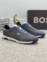 出厂价 实价 男士精品 Boss 新款原版休闲鞋本款是官方主打经典款，1:1质量，原厂名师制作，采用进口网布拼接牛皮牛皮内里。舒适透气，完美楦型，大方时尚的设计