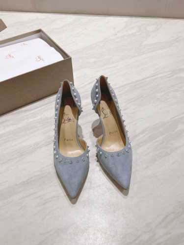 顶级版原版盒 Christian Louboutin 2025s原版做货CL经典ANGALINA红底柳丁高跟鞋～ 材质：麂皮绒 内里：羊皮里 大底：原版进口AR
