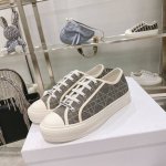 出厂： size：35-41 41码订做不退换 Dior迪奥 刺绣 系列. 图案系带平底休闲鞋