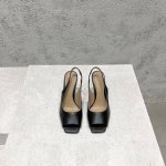 工厂P价P 顶级高端版本 代购品质 原版开发 Bottega Venet*Ss新品爆款夏季方头高跟鱼嘴凉鞋Knot穆勒凉拖女鞋。Bv新款鎏金高跟抢手大爆款，In