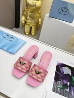 普拉达 Prada开边珠凉拖原版1:1复刻，立体徽标彰显原版品质，⑥色任选 35-43码 ，出厂价：