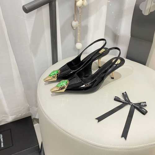 出厂： Saint Laurent 2025顶级专柜 早春新款 官网上新 独家手法 Saint Laurent 25S-早春名媛宝石高跟凉鞋 名媛 高跟 凉鞋
