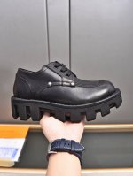 L家 情侣款,Size:35-44 .45.46定做 顶级版本 新款 代购品质lv～驴牌 路易威登秋冬checker系列 厚底 短靴 马丁靴 及踝 情侣款靴 L