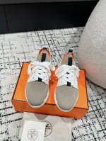 男+10 #顶级版本 情侣款 Hermes 爱马仕 24 Fe New Arrival~ 秋冬新款 Bouncing 情侣运动 休闲鞋 爱马仕最舒服的鞋，没有之