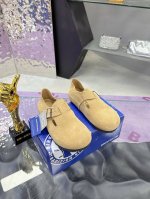 工厂价： Birkenstock London 勃肯 升级全软木颗粒脚床 轻松拿捏松弛感的秘籍 勃肯鞋舒适自在四季可穿风格百搭高级中性风“丑萌丑萌”博肯全鞋 皮