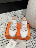 男+10 #顶级版本 情侣款 Hermes 爱马仕 24 Fe New Arrival~ 秋冬新款 Bouncing 情侣运动 休闲鞋 爱马仕最舒服的鞋，没有之