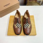 BURBERRY 巴宝莉 P: Size：39-44 38.45.可定做 顶级高端男鞋， 官网同步巴宝莉打造，鞋面进口牛皮拼接原版丝绸打造，内里进口顶级丝绸牛皮