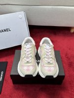 Chanel香奈儿老爹鞋-2025专柜顶级休闲款运动鞋这款经典设计；鞋面多种工艺电绣的风格；大底却时尚运动；不平凡的拥入了多种配色元素 多元化混搭非常好看百搭，