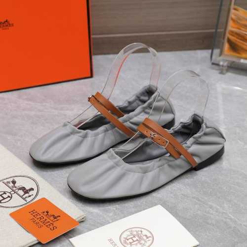 Hermes 爱马仕24S春夏 经典芭蕾舞鞋玛丽珍鞋系列 经典复古高级感单品 好穿又好搭配 上脚秀气！ 鞋面采用进口小牛皮 内里踮脚混种羊皮 意大利进口真皮大底