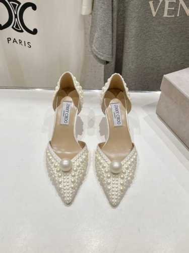 高版本出厂 Jimmy Choo*｜Jc 吉米周2024Ss夏季新款简约小猫跟尖头高跟鞋 原版套楦，完美的线条，简约大气上脚显气质 舒适百搭，还能拉长双腿显高显