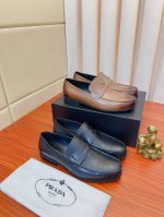 实价： PRADA 普拉达皮鞋 顶级代购 意大利进口原版定制牛皮面、全进口水染透气牛皮里垫、原厂特供原版成型底超级舒适，码数：38-44