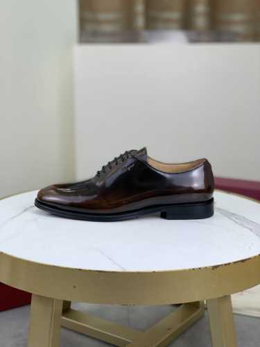 工厂价 顶级品质 真皮大底系列 Salvatore Ferragamo 菲拉格慕商务皮鞋，1:1顶级代购品质，鞋面进口精选原版开边珠小牛皮，内里垫脚均用进口原版