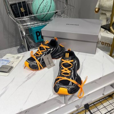 性价比版本出厂： BALENCIAGA 3XL Sneakers 巴黎世家十代网布系带低帮走秀复古老爹鞋 网布材料和聚氨酯 磨损效果 鞋头边缘和后帮 Balen