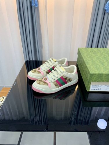橙子出厂价Gucci 古驰 Screener系列运动鞋 小脏鞋 脏脏鞋 休闲鞋板鞋 情侣款 烫钻 压钻款#码数：34-45 男码定制