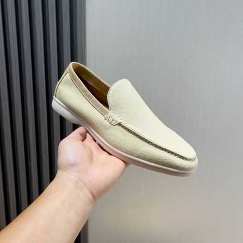 工厂价 Loro Piana 情侣款-新款莫卡辛鞋 采用防泼水处理绒布鞋面，搭配橡胶鞋底，经典之作 繁复的匠艺工序、精心考究的结构，令鞋款轻盈而柔软，让您行走舒