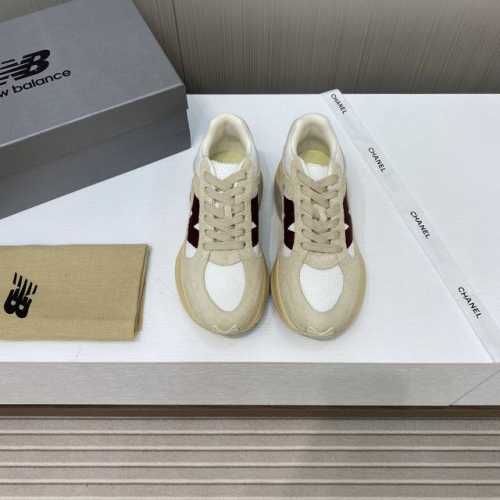 出厂价 New Balance 复古双鞋带运动鞋老爹鞋 ，火到不行，听我的 一直以来nb的热度是源源不断的 ，只要一出新款都大受欢迎 甜美风与复古风的结合又能碰