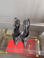 出厂价 Ren* Caovill*重工水晶宝石系列 Bling Bling精致逼人 堪称工艺品 面料进口高密度网纱 手工缝制珠片水钻 垫脚羊皮 意大利真皮大底