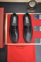 出厂价 Ferragamo 菲拉格幕 专柜最新款 原版进口牛皮面料+牛皮内里+原版奢华金属扣+原版组合大底 对比无压力 38–44 45定做不退换