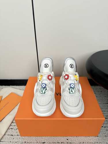 Louis Vuitton 路易斯威登lv驴牌l家archlight经典 丹宁布 老爹鞋 拱桥运动鞋 太空鞋 原版购入开发 做货 Lv Archlight 运动