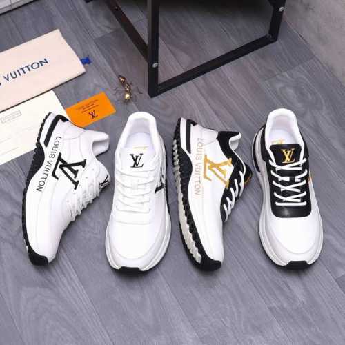 商品商标：Louis Vuitton 路易威登 休闲鞋 正码码数: 38-45 商品材料：精选 头层牛皮拼接鞋面 绒毛拼接羊皮内里 橡胶大底