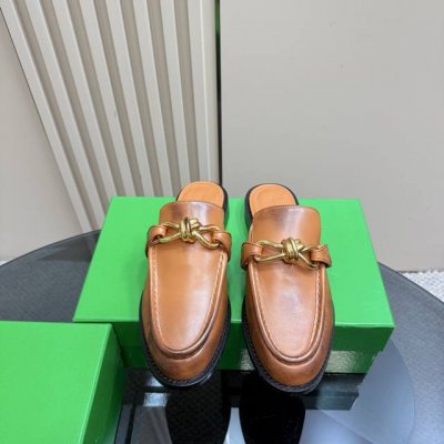 纯色330 做旧擦色工艺 BOTTEGA VENET*女士Astaire乐福拖鞋 原版一比一做法 一致结绳皮扣卡其色 当今流行的又一趋势 天花板啦最全色百搭 精