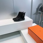 高品质出厂高帮 ！顶级品质Hermes 爱马仕H家25春夏新款Kichu芭蕾舞玛丽珍鞋高帮网面豆豆休闲鞋！ Zp购入开发！ 立体钩针网面，交织出轻盈透气的未来感