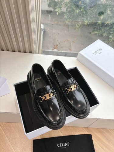 G339所见即所得代购级别Celine思琳赛琳Celine Runner 乐福鞋有Celine标志运动鞋侧面凹印鞋面压印Celine标志厚底面包鞋2025春夏新