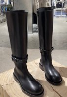 G06代购级别 所见即所得ann Ann Demeulemeester 饰扣袢可拆设计及膝靴