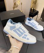 高版本～油边工艺～全套包装 Amiri Skel-Top埃米尔骨头鞋 Fil小白、吴亦凡、蔡徐坤、杨幂同款 骨头低帮运动鞋，之前熊猫配色已经有不少人热捧， 今年