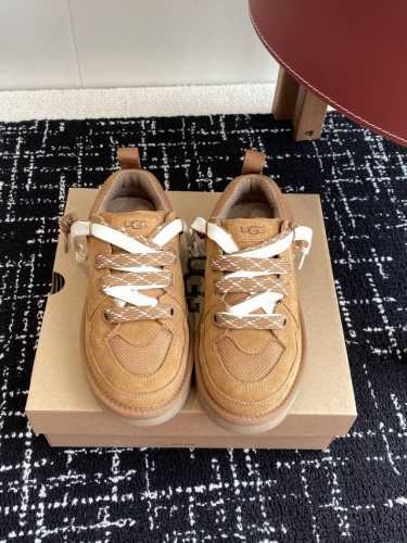 代购级380 ugg.梅尔休闲鞋 （街头款）8890 2Cm超轻鞋底，牛皮网状织物鞋面 穿着舒服，时尚又不失可爱，又好看又实穿 两副鞋带可替换 颜色：黑色 芥菜
